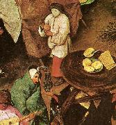 detalj fran fastlagens strid med fastan Pieter Bruegel